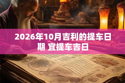2026年10月吉利的提车日期 宜提车吉日 2026年10月吉利的提车日期 宜提车吉日