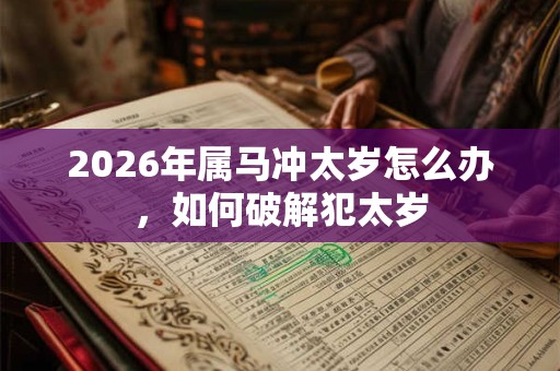 2026年属马冲太岁怎么办,如何破解犯太岁 2026年属马冲太岁怎么办,如何破解犯太岁