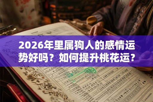 2026年里属狗人的感情运势好吗?如何提升桃花运? 2026年里属狗人的感情运势好吗?如何提升桃花运?