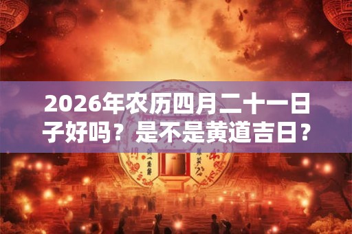 2026年农历四月二十一日子好吗?是不是黄道吉日? 2026年农历四月二十一日子好吗?是不是黄道吉日?