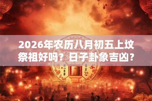 2026年农历八月初五上坟祭祖好吗?日子卦象吉凶? 2026年农历八月初五上坟祭祖好吗?日子卦象吉凶?