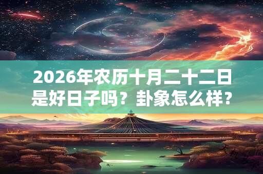 2026年农历十月二十二日是好日子吗？卦象怎么样？