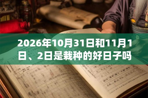 2026年10月31日和11月1日、2日是栽种的好日子吗_栽种可以吗