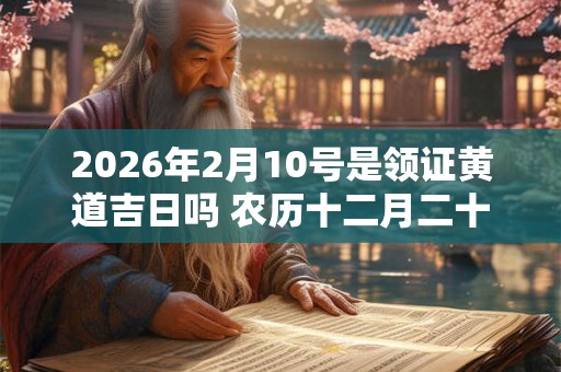 2026年2月10号是领证黄道吉日吗 农历十二月二十九日子好吗 2026年2月10号是领证黄道吉日吗 农历十二月二十九日子好吗