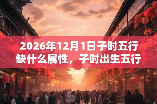 2026年12月1日子时五行缺什么属性,子时出生五行缺什么 2026年12月1日子时五行缺什么属性,子时出生五行缺什么