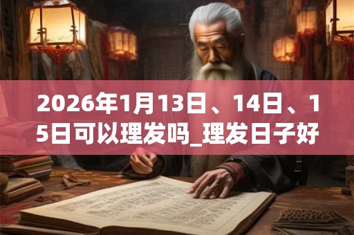 2026年1月13日、14日、15日可以理发吗_理发日子好吗 2026年1月13日、14日、15日可以理发吗_理发日子好吗