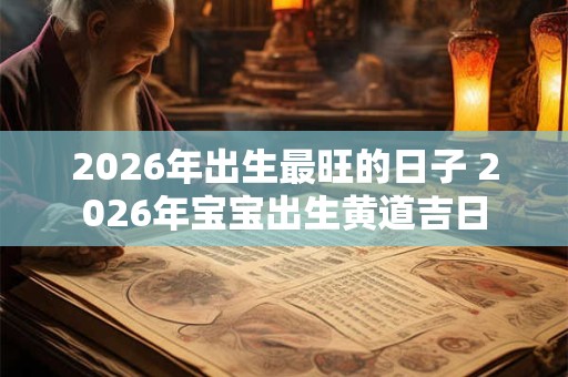 2026年出生最旺的日子 2026年宝宝出生黄道吉日