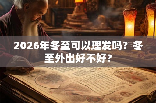 2026年冬至可以理发吗?冬至外出好不好? 2026年冬至可以理发吗?冬至外出好不好?