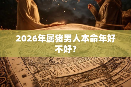 2026年属猪男人本命年好不好? 2026年属猪男人本命年好不好?