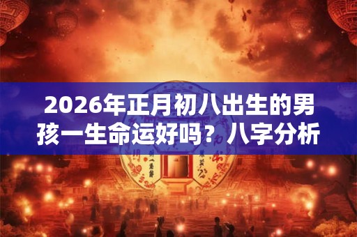 2026年正月初八出生的男孩一生命运好吗?八字分析 2026年正月初八出生的男孩一生命运好吗?八字分析