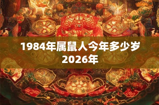 1984年属鼠人今年多少岁2026年 1984年属鼠人今年多少岁2026年