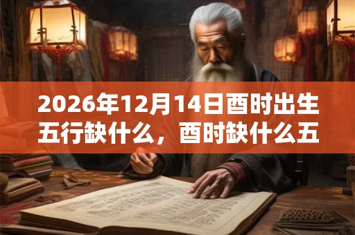 2026年12月14日酉时出生五行缺什么,酉时缺什么五行 2026年12月14日酉时出生五行缺什么,酉时缺什么五行