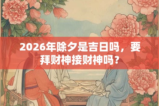 2026年除夕是吉日吗,要拜财神接财神吗? 2026年除夕是吉日吗,要拜财神接财神吗?