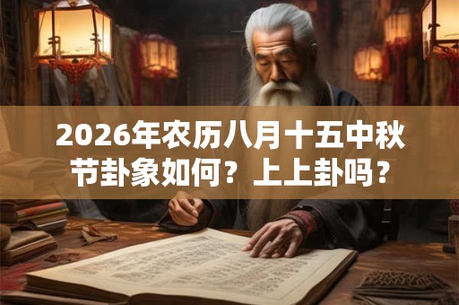 2026年农历八月十五中秋节卦象如何?上上卦吗? 2026年农历八月十五中秋节卦象如何?上上卦吗?