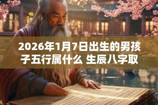 2026年1月7日出生的男孩子五行属什么 生辰八字取名 2026年1月7日出生的男孩子五行属什么 生辰八字取名