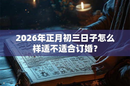 2026年正月初三日子怎么样适不适合订婚? 2026年正月初三日子怎么样适不适合订婚?