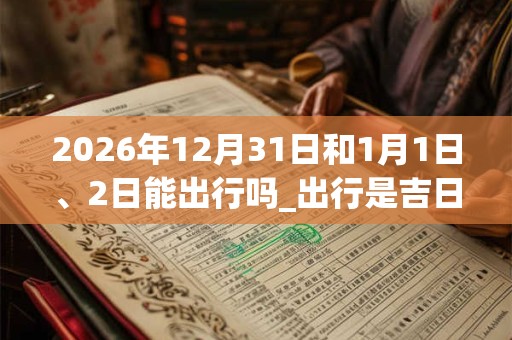 2026年12月31日和1月1日、2日能出行吗_出行是吉日吗 2026年12月31日和1月1日、2日能出行吗_出行是吉日吗