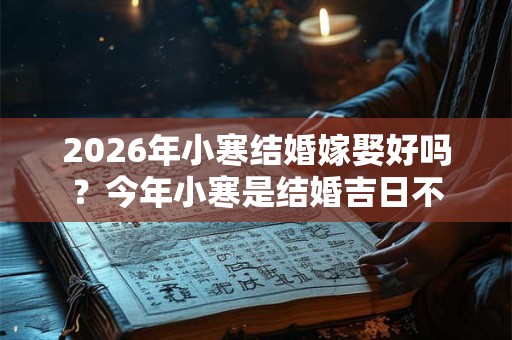2026年小寒结婚嫁娶好吗?今年小寒是结婚吉日不 2026年小寒结婚嫁娶好吗?今年小寒是结婚吉日不