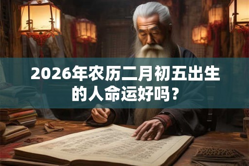 2026年农历二月初五出生的人命运好吗? 2026年农历二月初五出生的人命运好吗?