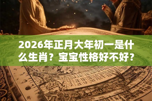 2026年正月大年初一是什么生肖?宝宝性格好不好? 2026年正月大年初一是什么生肖?宝宝性格好不好?