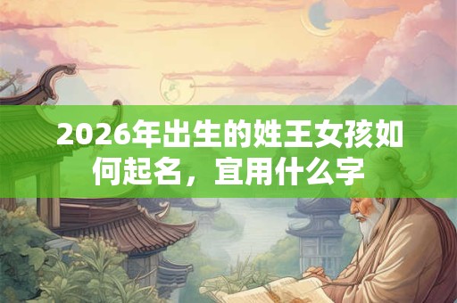 2026年出生的姓王女孩如何起名，宜用什么字