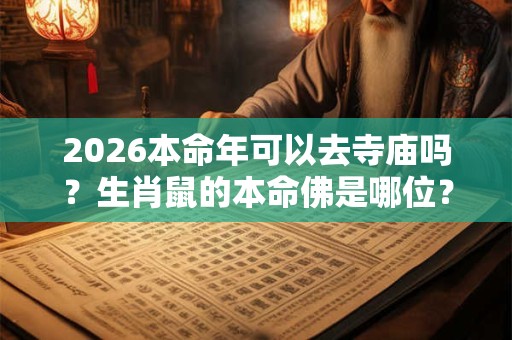 2026本命年可以去寺庙吗？生肖鼠的本命佛是哪位？