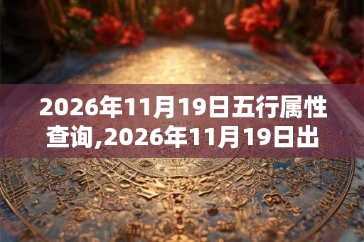 2026年11月19日五行属性查询,2026年11月19日出生五行属什么 2026年11月19日五行属性查询,2026年11月19日出生五行属什么