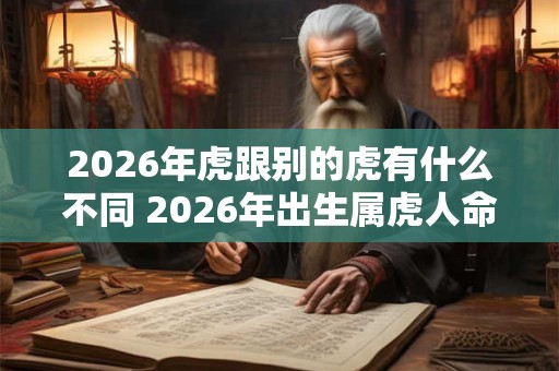 2026年虎跟别的虎有什么不同 2026年出生属虎人命运 2026年虎跟别的虎有什么不同 2026年出生属虎人命运
