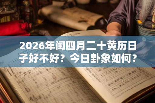 2026年闰四月二十黄历日子好不好?今日卦象如何? 2026年闰四月二十黄历日子好不好?今日卦象如何?