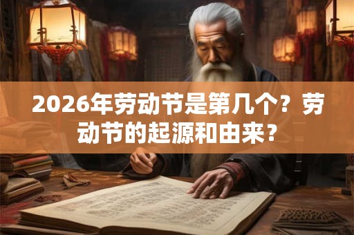2026年劳动节是第几个?劳动节的起源和由来? 2026年劳动节是第几个?劳动节的起源和由来?