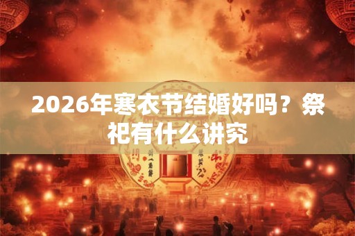 2026年寒衣节结婚好吗?祭祀有什么讲究 2026年寒衣节结婚好吗?祭祀有什么讲究