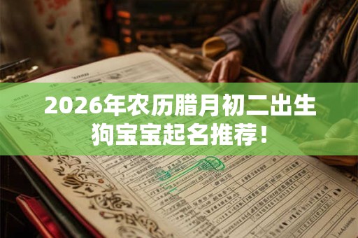 2026年农历腊月初二出生狗宝宝起名推荐! 2026年农历腊月初二出生狗宝宝起名推荐!