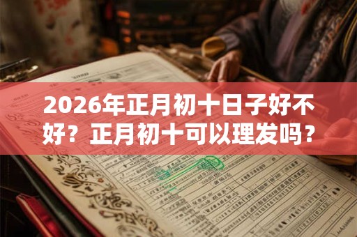 2026年正月初十日子好不好？正月初十可以理发吗？