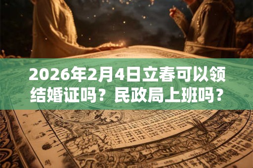 2026年2月4日立春可以领结婚证吗?民政局上班吗? 2026年2月4日立春可以领结婚证吗?民政局上班吗?