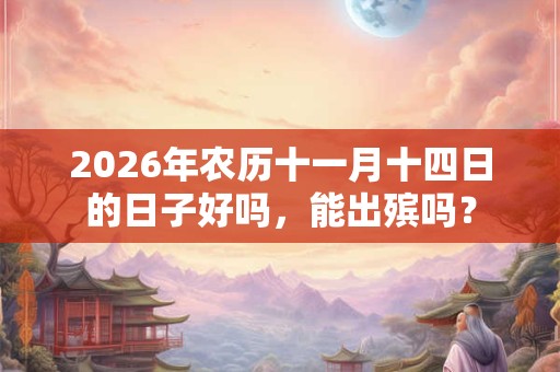 2026年农历十一月十四日的日子好吗,能出殡吗? 2026年农历十一月十四日的日子好吗,能出殡吗?