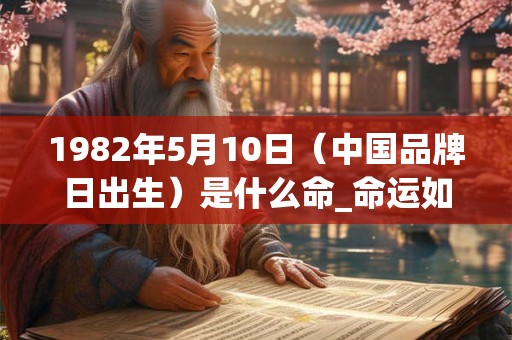 1982年5月10日(中国品牌日出生)是什么命_命运如何 1982年5月10日(中国品牌日出生)是什么命_命运如何