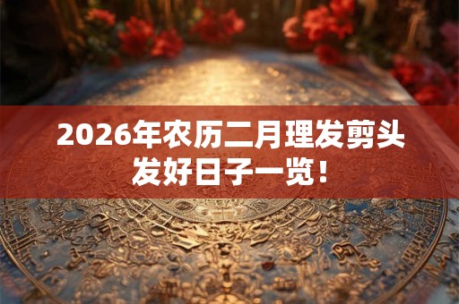 2026年农历二月理发剪头发好日子一览! 2026年农历二月理发剪头发好日子一览!
