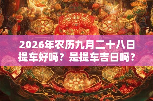 2026年农历九月二十八日提车好吗?是提车吉日吗? 2026年农历九月二十八日提车好吗?是提车吉日吗?