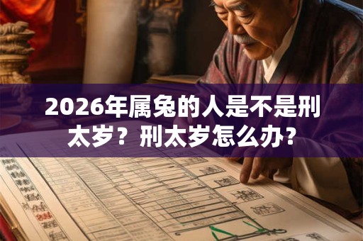 2026年属兔的人是不是刑太岁?刑太岁怎么办? 2026年属兔的人是不是刑太岁?刑太岁怎么办?