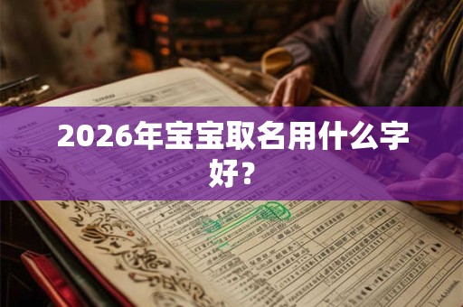 2026年宝宝取名用什么字好? 2026年宝宝取名用什么字好?