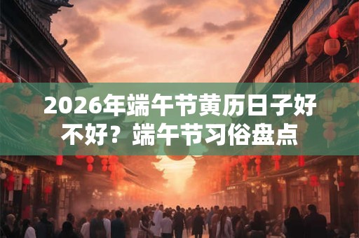 2026年端午节黄历日子好不好?端午节习俗盘点 2026年端午节黄历日子好不好?端午节习俗盘点