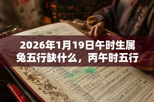 2026年1月19日午时生属兔五行缺什么,丙午时五行缺什么 2026年1月19日午时生属兔五行缺什么,丙午时五行缺什么