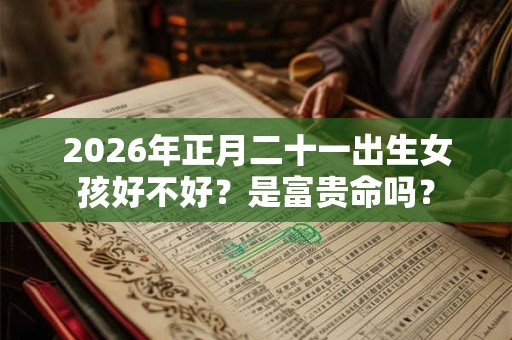 2026年正月二十一出生女孩好不好？是富贵命吗？