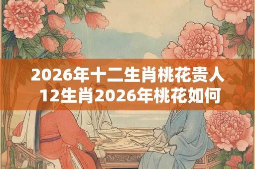 2026年十二生肖桃花贵人 12生肖2026年桃花如何