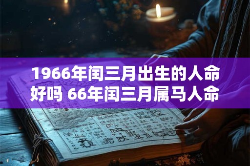 1966年闰三月出生的人命好吗 66年闰三月属马人命运