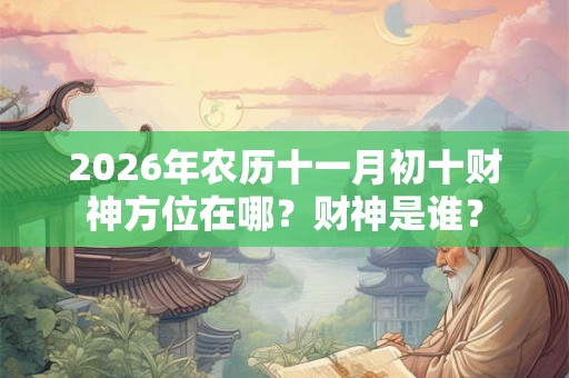 2026年农历十一月初十财神方位在哪？财神是谁？