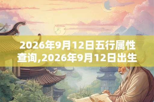 2026年9月12日五行属性查询,2026年9月12日出生五行属什么 2026年9月12日五行属性查询,2026年9月12日出生五行属什么