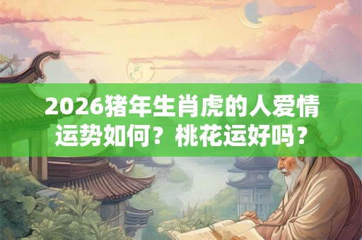 2026猪年生肖虎的人爱情运势如何?桃花运好吗? 2026猪年生肖虎的人爱情运势如何?桃花运好吗?