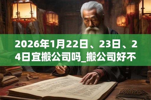 2026年1月22日、23日、24日宜搬公司吗_搬公司好不好 2026年1月22日、23日、24日宜搬公司吗_搬公司好不好