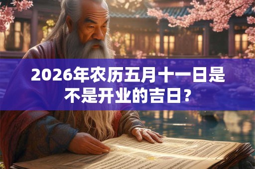 2026年农历五月十一日是不是开业的吉日? 2026年农历五月十一日是不是开业的吉日?